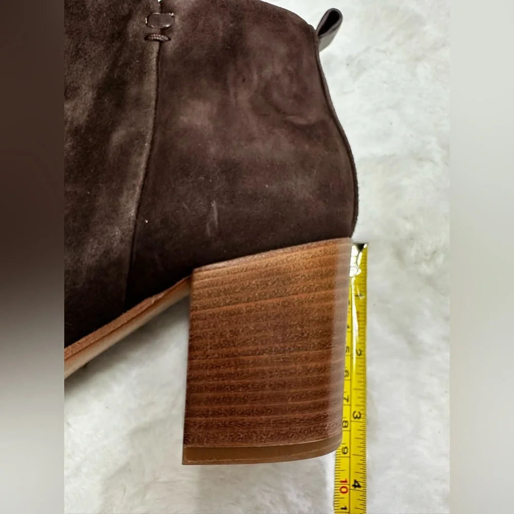 Alberto Fermani Rich suede Brown Ankle Booties - Picture 14 of 14